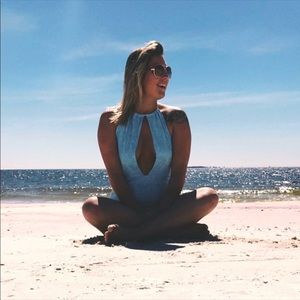 Light Blue Aerie one piece XL